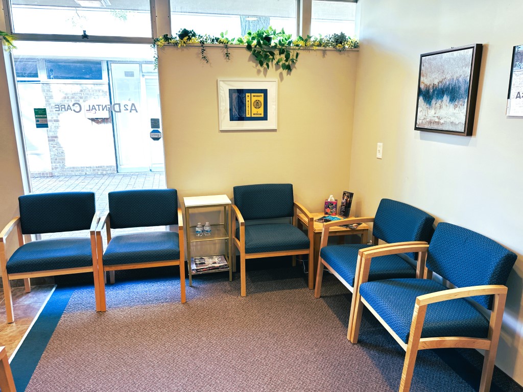 Inside the A2 Dental office in Ann Arbor